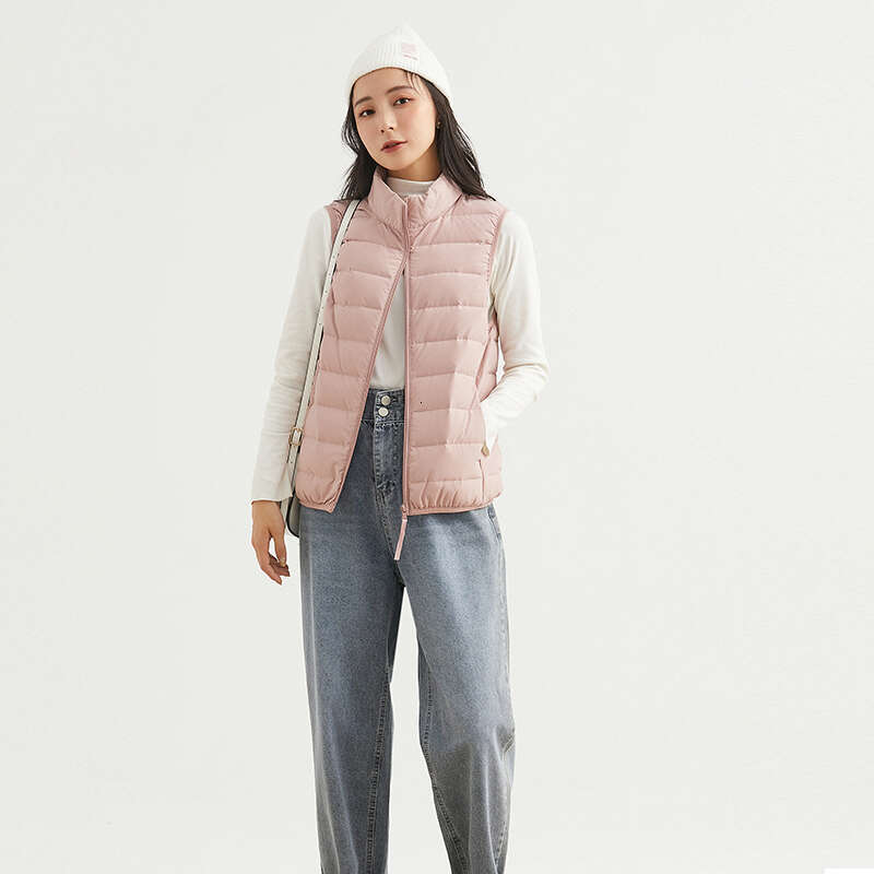 Bestseller Women's Outwear 90% White Duck Down Vest Ultra Light Causal Matt Fabric Female Sleeveless Windproof Warm Waistcoat 8 Ddmylion