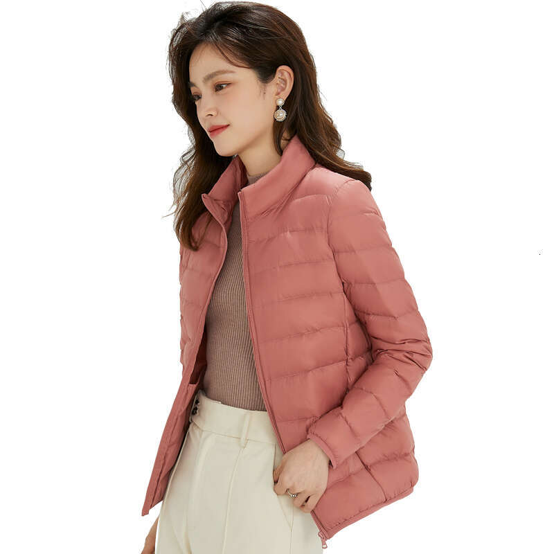 Bestseller Woman High Quality Ultra Light 90% White Duck Down Jackets Women Long Sleeve Parkas Soft Fabric Short Tops Coat Windbreaker 4Xl 8 Ddmylio
