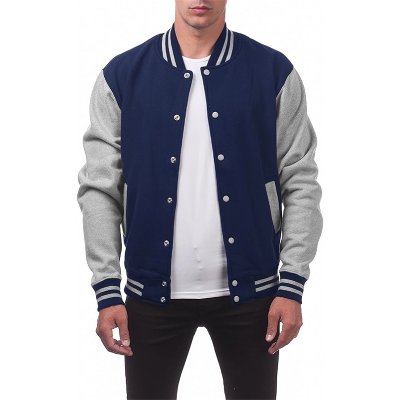 2024 Autumn Winter Mens Stand up Collar Casual Zipper Baseball Jacket Outdoor Sports Jacket Windproof Jacket Bomber 240902