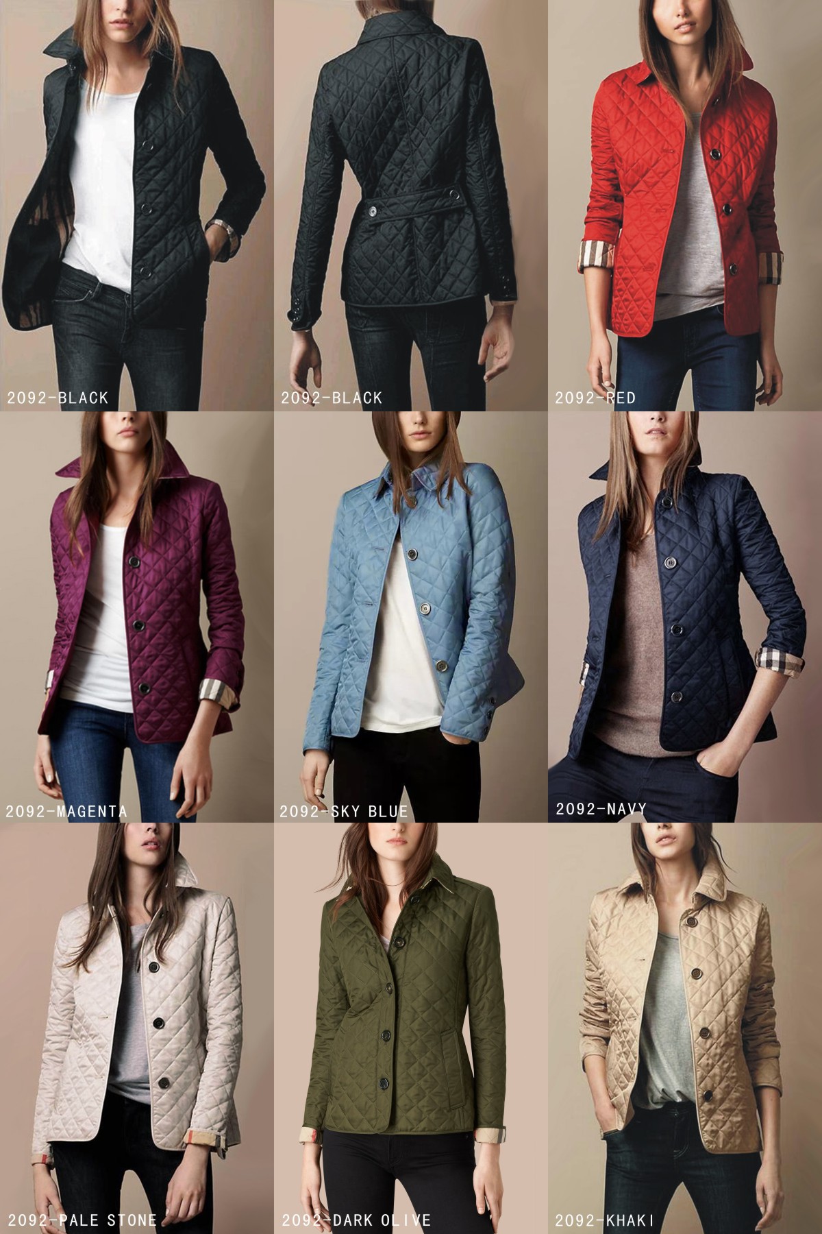 Women's Jackets Causal Fashion Designer Jackets Winter Autumn Coats cotton hort coat Luxury brand lapel single breasted slim body warm Slim-image-777579137