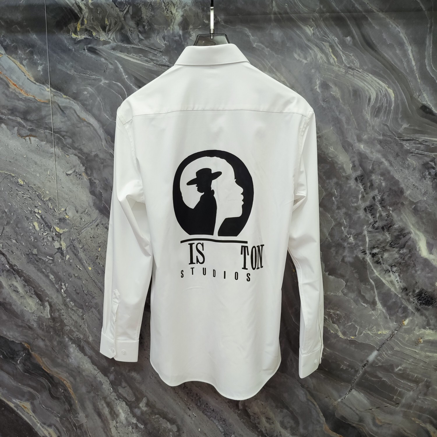 Men's Dress Shirt Slim Fit Flex Collar Stretch Pint Brand Clothing Women Long Sleeve Dress Shirts Hip Hop Style Quality Cotton Tops 1275