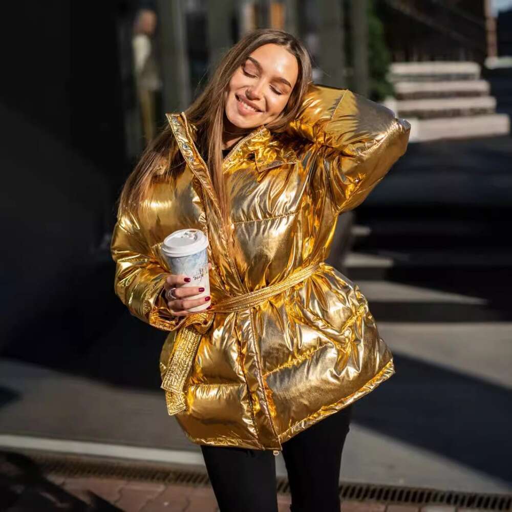 Best-seller Original à la mode brillant pain coton automne et hiver mode féminine personnelle rue Y2k loisirs sport veste à capuche 8 Ddmylion