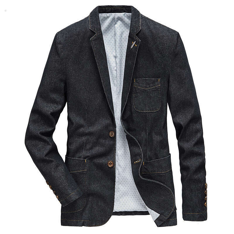 Bestseller New Jacket For Men, Youth, Thin, Middle-Aged, Handsome, Slim Fit Suit, Spring Autumn Denim Jacket, Business And Leisure 8 Ddmylion