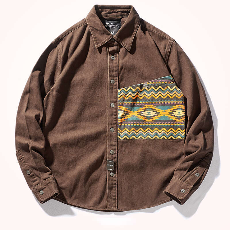 Bestseller Heavy Jacket Men's Amiki American Casual Retro Thickened Autumn And Winter Toog Long Sleeve Shirt Tide 8 Ddmylion