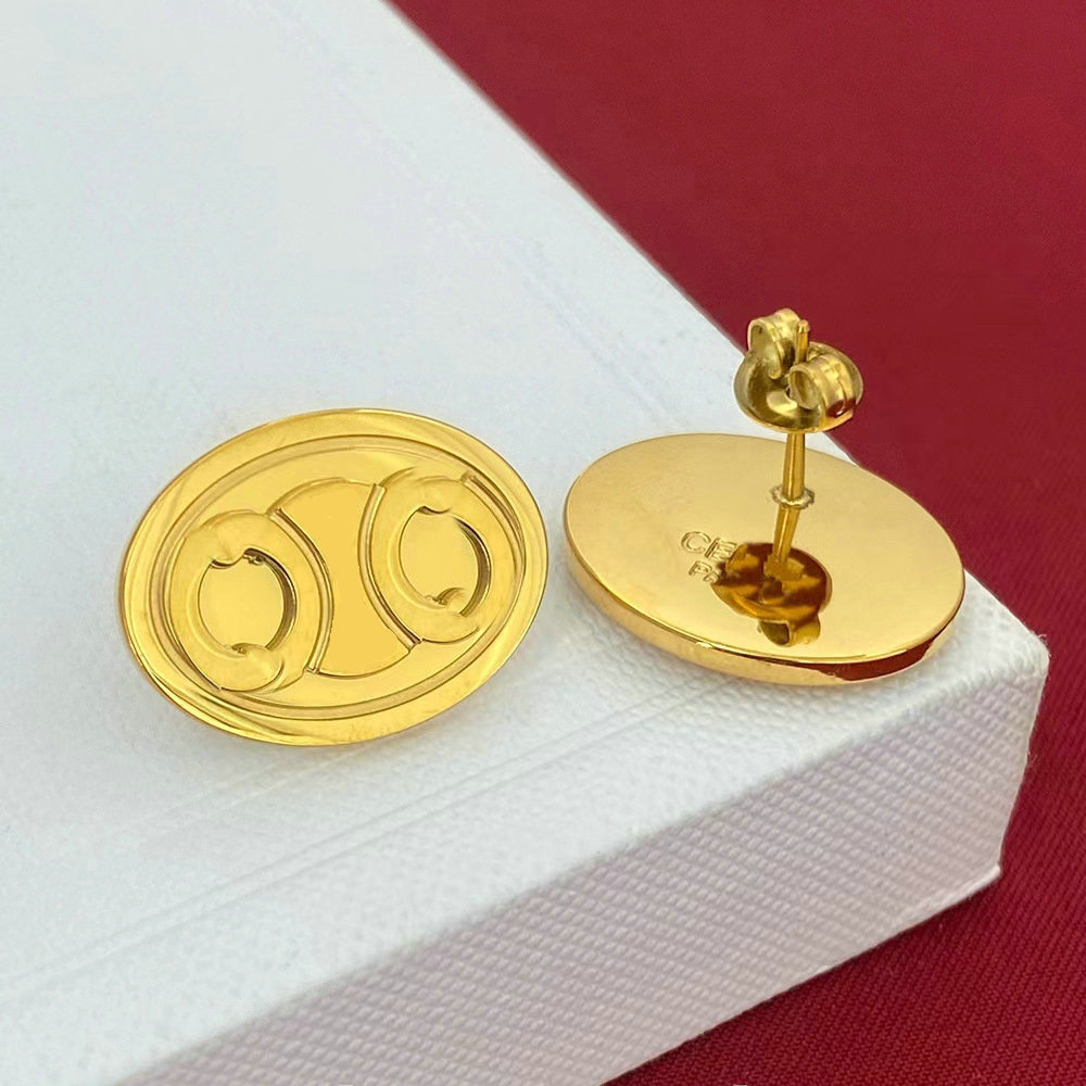 Metal stud S925 Silver Needle Luxury earrings fashion high quality earrings designer jewelry women jewelry gift