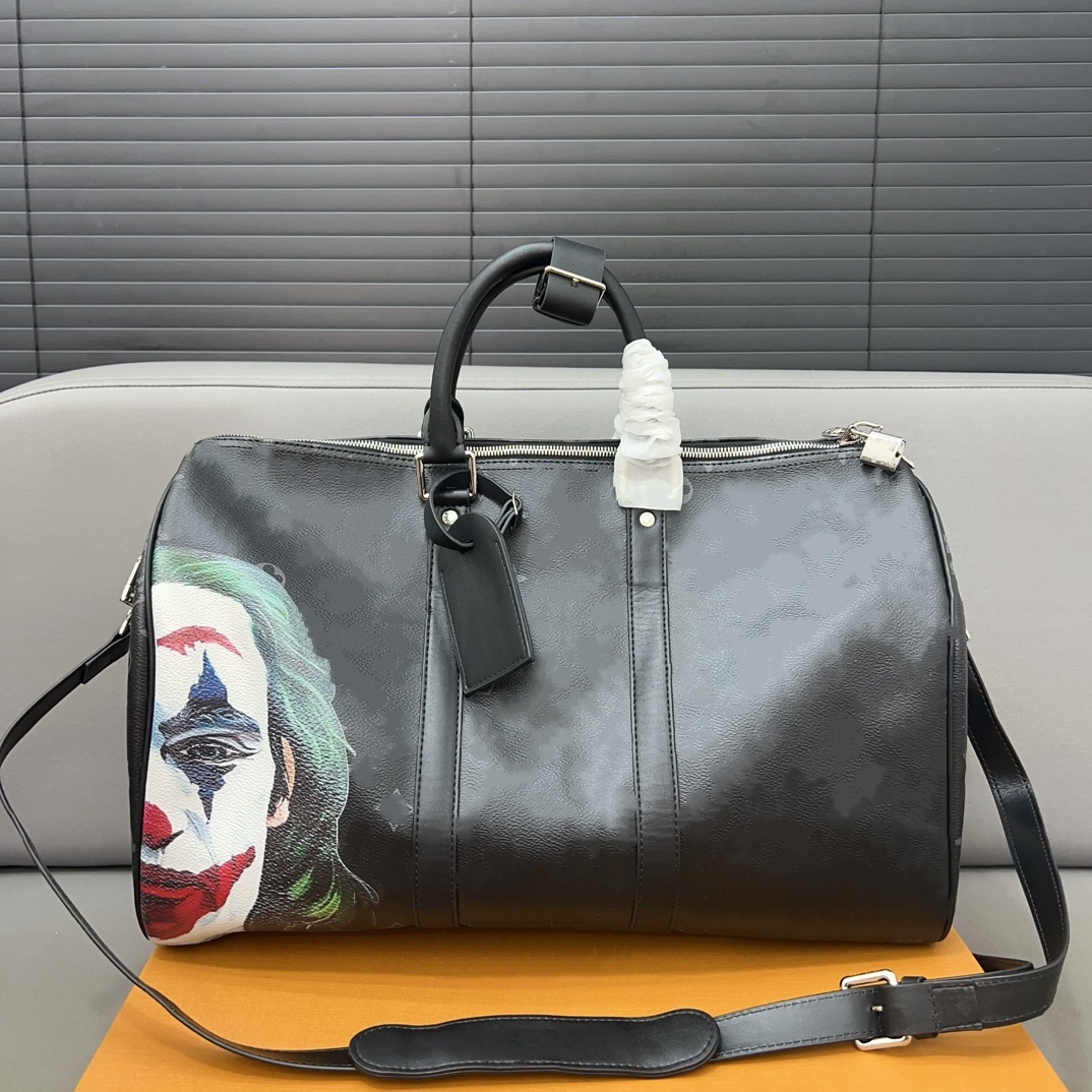 duffel bags leather luggage bags with lock carry on luggage handbags Vacation Travel Essentials Large Capacity with shoulder bags-image-1016834172