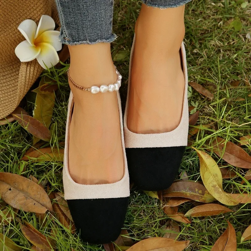 2025 Summer Fashion New Flat Slip-on Comfortable Pointed Toe Shoes Casual Wedding Women's Walking 177e