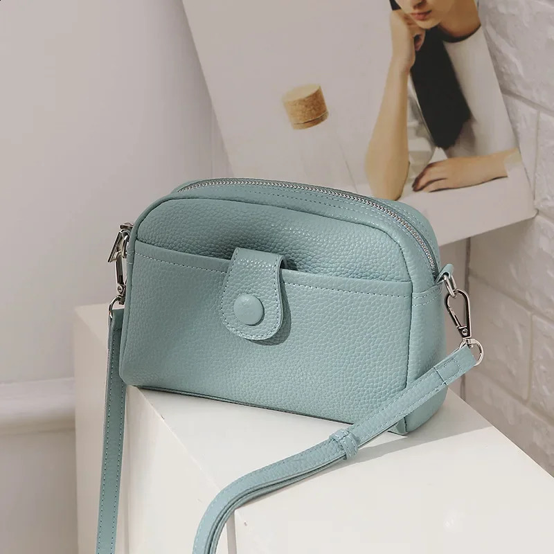 Fashion s Shoulder Bags For Women Simple PU Leather Crossbody Bag Shopping Phone Purse Female Messenger Handbag Pouch 240905Z