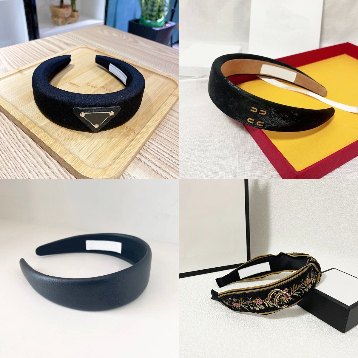 Designer Hairpin Headbands Elastic Hair Hoop Handmade Retro Style Headbands Style Exaggerated Personality Temperament Headband Exquisite Gift Hea-image-832823013