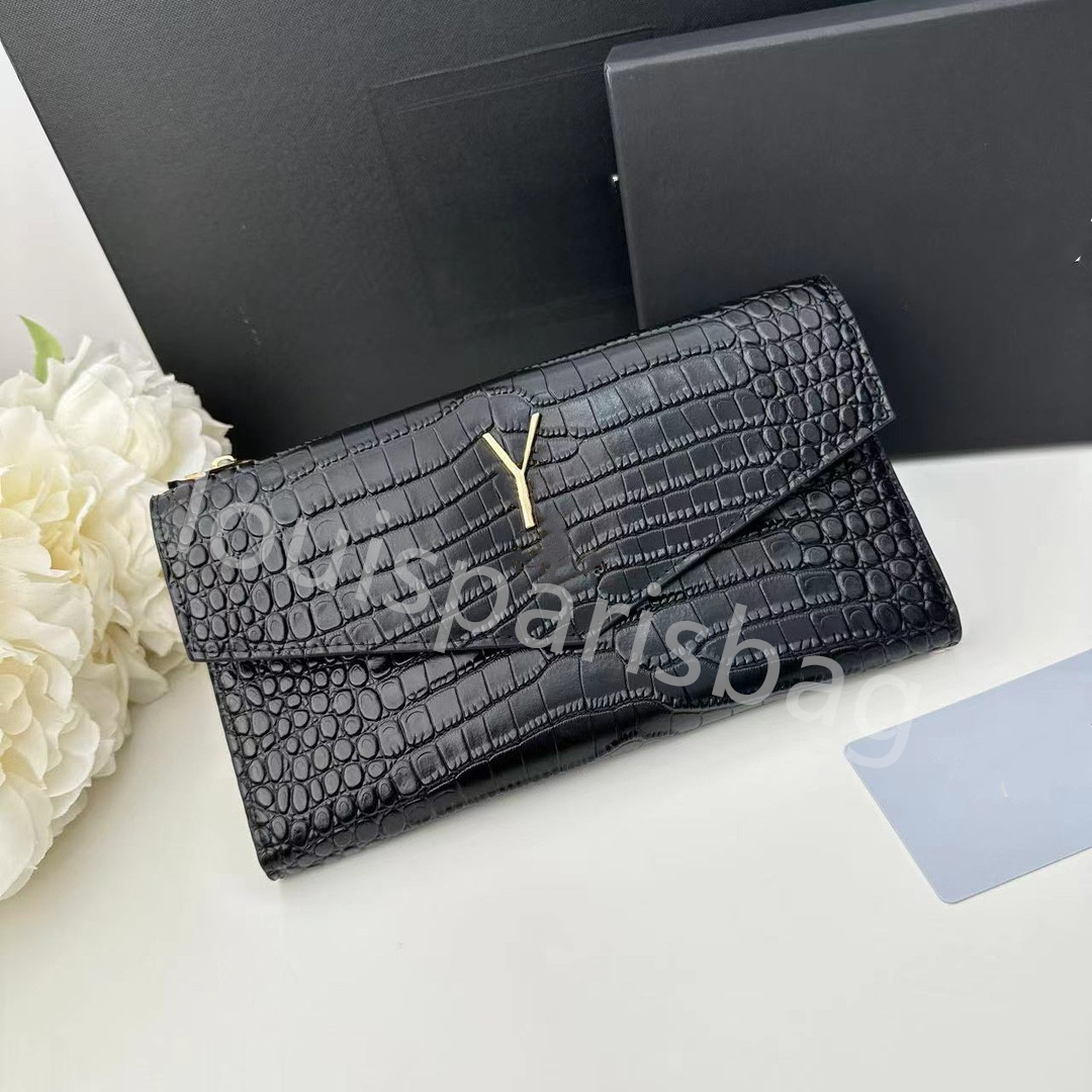 High quality men's and women's famous designer wallet Genuine Leather credit card Women's fashion style Clutch Bag Designer bags w