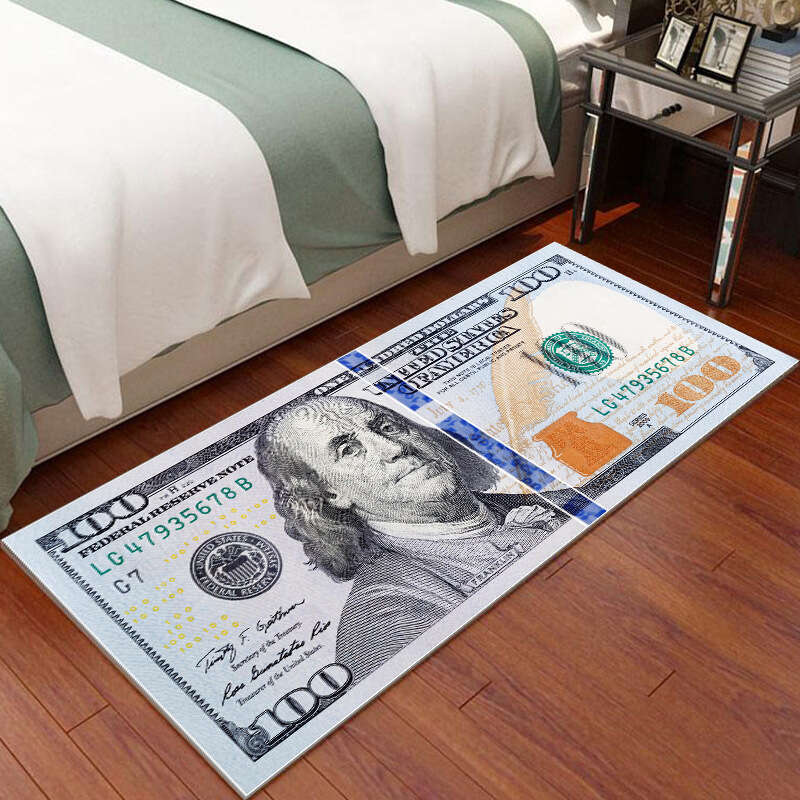 Dollar designer carpet living room dirt resistant easy to care bedroom bed rug bay window designer mat study non-slip mat M260207-image-1094510309