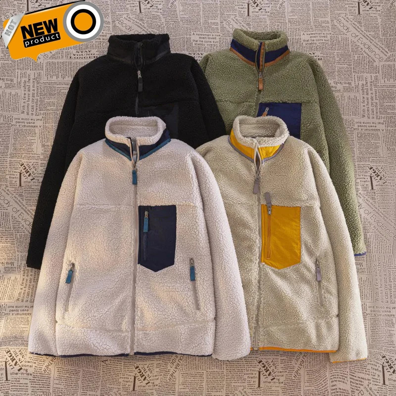 Winter Mens Outdoor Motorcycle Jacket Sweater Cashmere Down Windproof Coldproof Warm and Comfortable 240905
