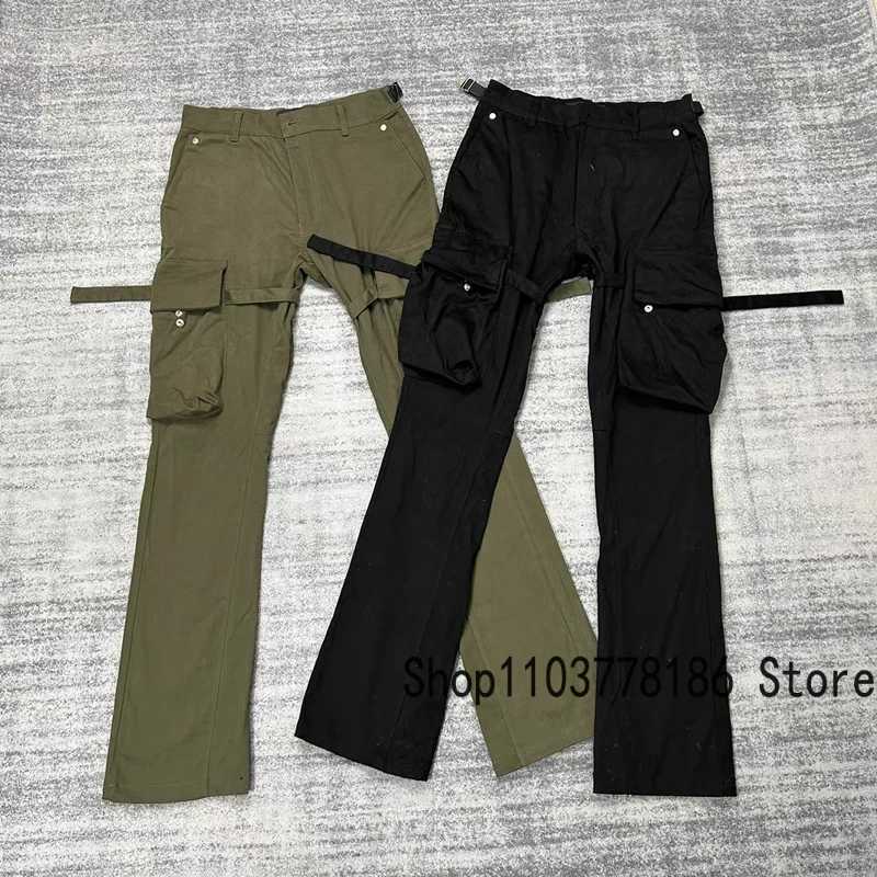Pantalon masculin Vujade pantalon de cargaison rétro rue pour hommes mode décontracté pantalon tout-correspondant