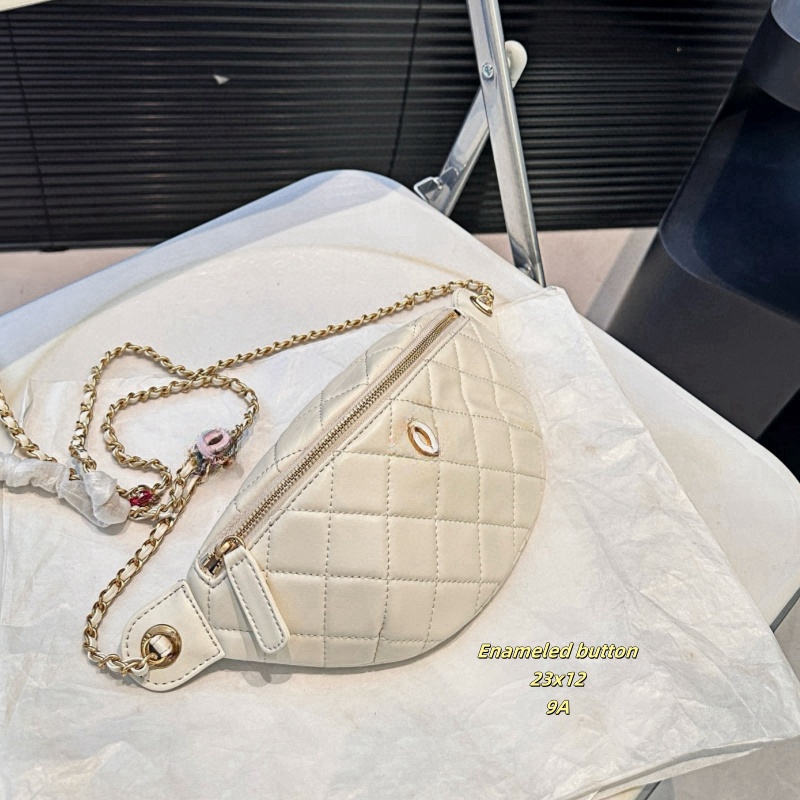 2024 Designers Luxury Chain Waist 23cm Cross Body Bumbag Fashion Shoulder Bag Pack Purse Crossbody BagUnderarm package Messenger Bags-image-1084850325