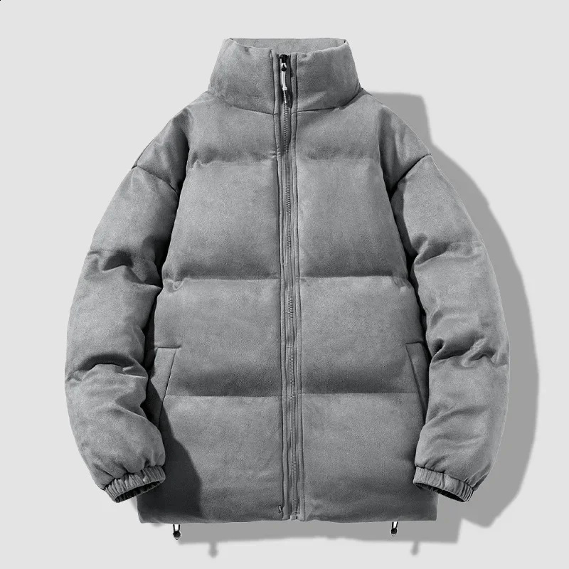 2023 Winter Casual Home Coat Cotton Puffer Jacket Warm Thickened Cottonpadded Mens Topjacket Parkas Regular Type 240907