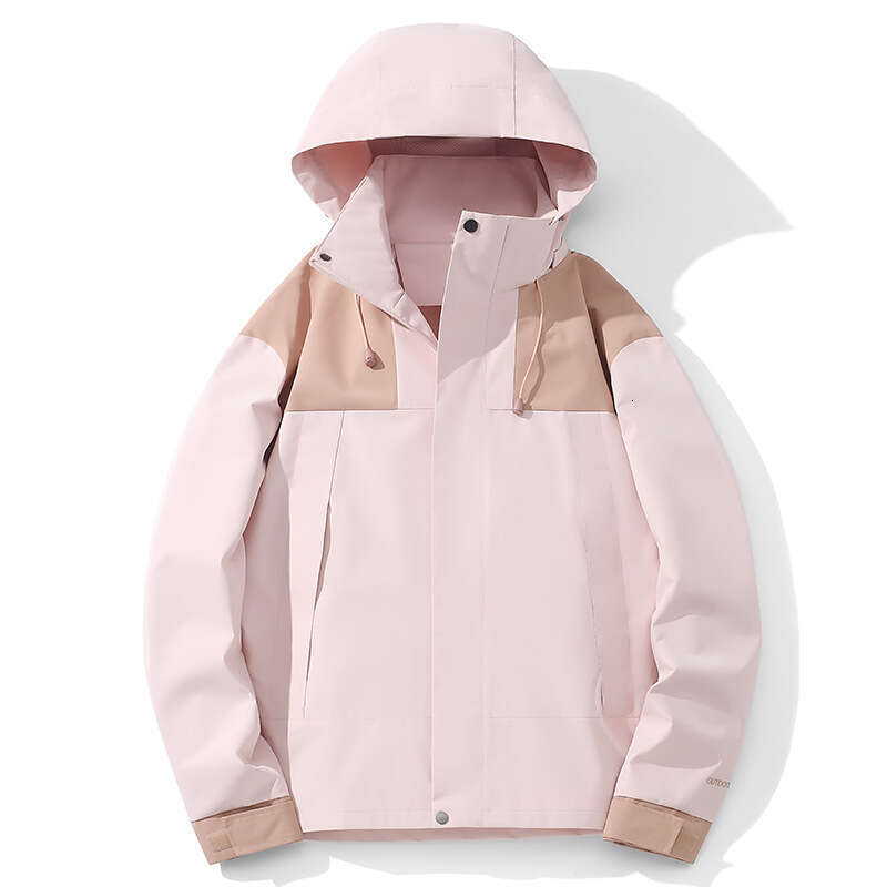 Bestseller Men's And Women's Unisex Windproof, Waterproof, Breathable Outdoor Sports Couple Jacket, Detachable Hooded Jacket 8 Ddmylion