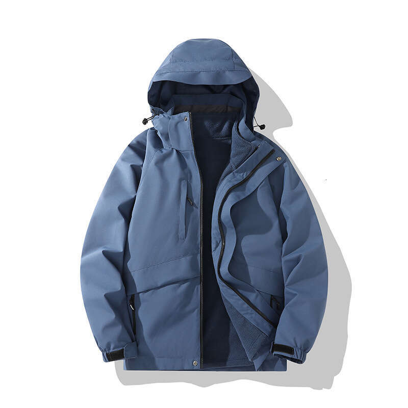 Bestseller Detachable Inner Lining, Windproof Jacket With Fleece For Autumn Winter, Men's And Women's Three In One Outdoor Waterproof Moun