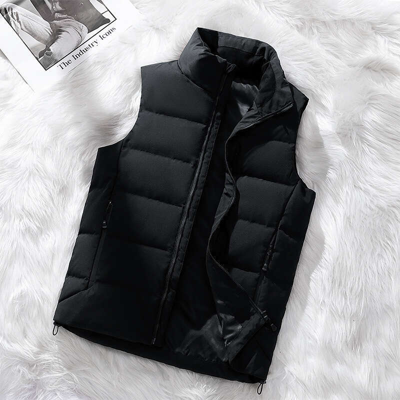 Bestseller Platform Winter 50 Grey Duck Men's Vest Windproof Thickened Warm Sleeveless Down Jacket Tank Top 8 Ddmylion