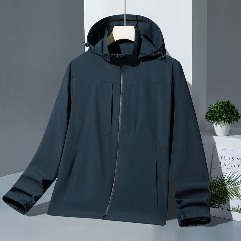Bestseller Physical Men's Windproof, Waterproof, Breathable Hiking Fishing Clothes For Spring And Autumn, Outdoor Sports Hooded Jacket 8 Ddm