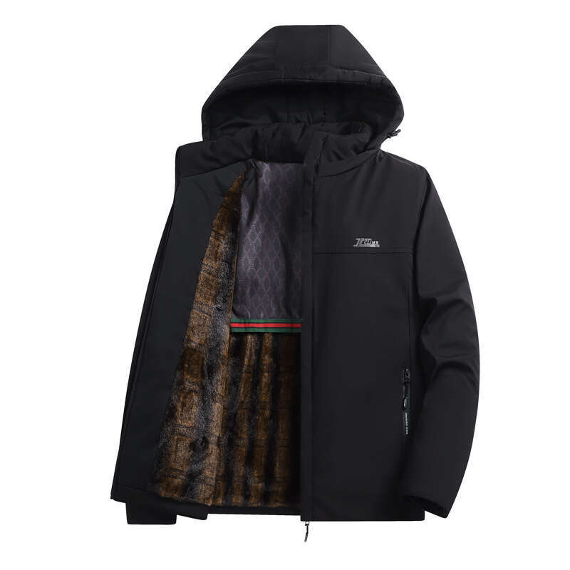 Best-seller Vêtements pour personnes âgées d'âge moyen, veste chaude à température verrouillée en graphène de haute qualité avec polaire épaisse,