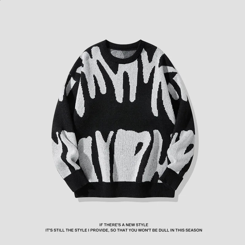 2024 Winter round Neck Loose Pullover Drop Shoulder Sweater 240908