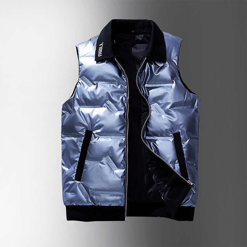 Bestseller Autumn Winter 80 White Crow Fleece Thickened Cold Proof, Warm And Windproof Sleeveless Down Vest Men's 8 Ddmylion