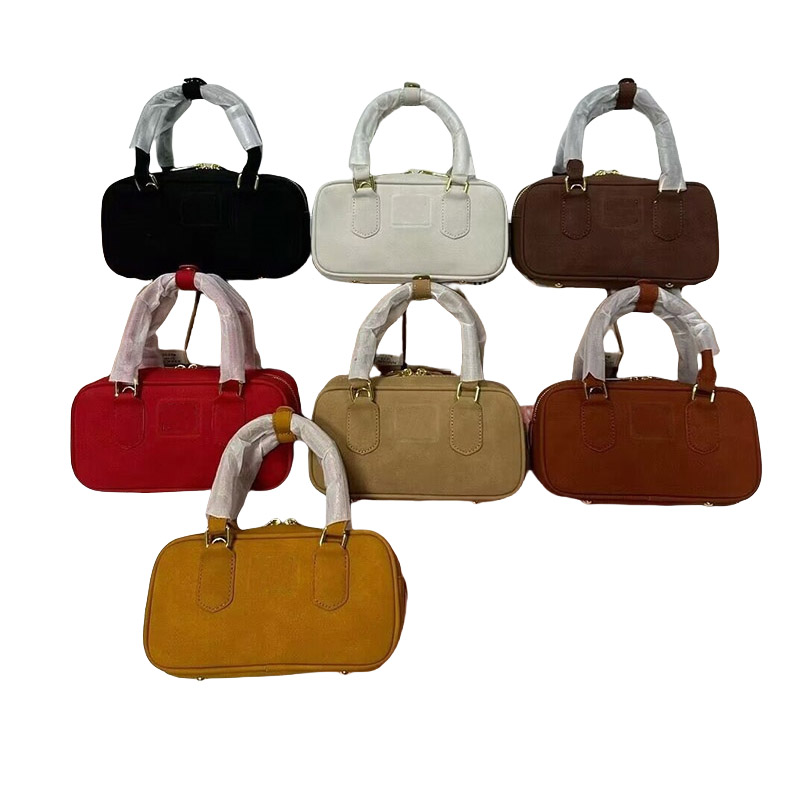 Designer Mini Handbags Bowling Bag Shoulder Bag Luxury Leather Ssuede Tote Wallet Briefcase Vintage Fashion Boston Pillow Bag Cross Body Bag