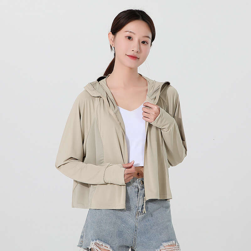 Best-seller Little Fresh Anti UV Ice Respirant Peau Vêtements Femmes Queue de Cheval Trou À Capuchon Crème Solaire Manteau 8 Ddmylion