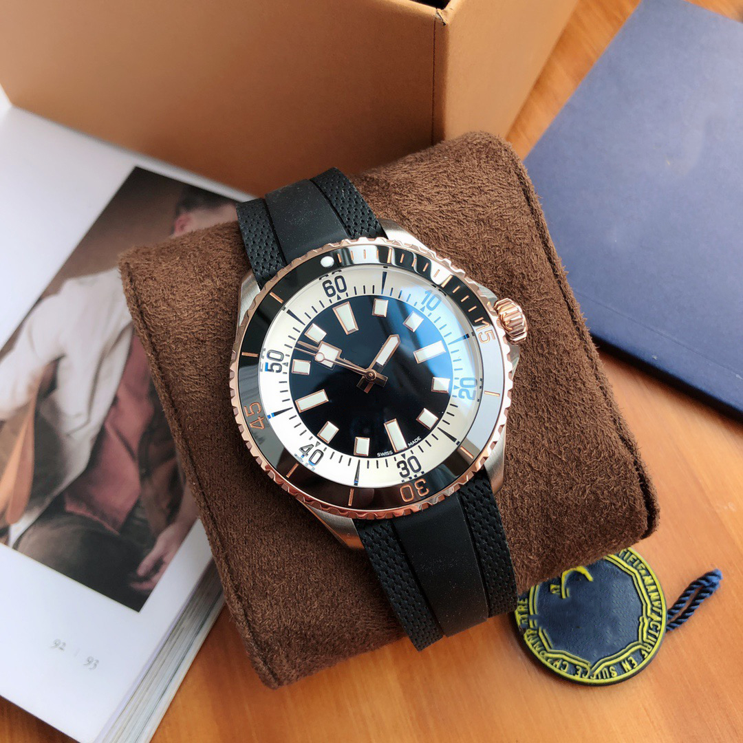 Designer Men's Watch High-Quality 44mm Automatic Movement with Durable Stainless Steel & Scratch-Resistant Sapphire Crystal Lens