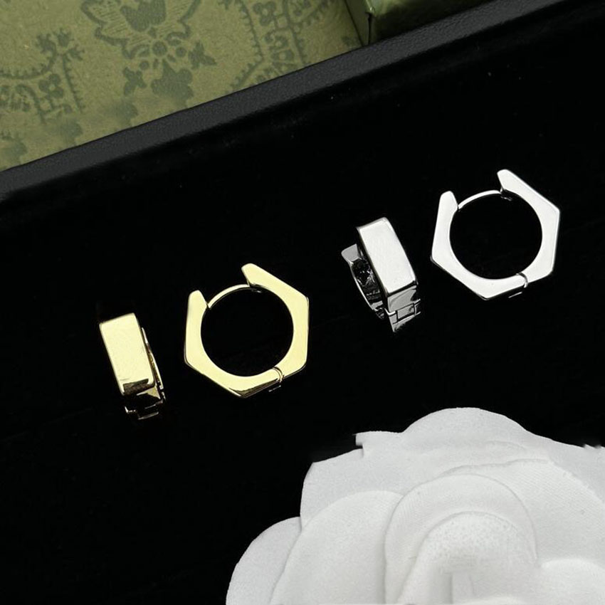 Classic Circle Hoop Earring Simple Huggie Designer Earrings Men Women 18K Gold Silver Plated Eardrop High Quality Jewelry accessories