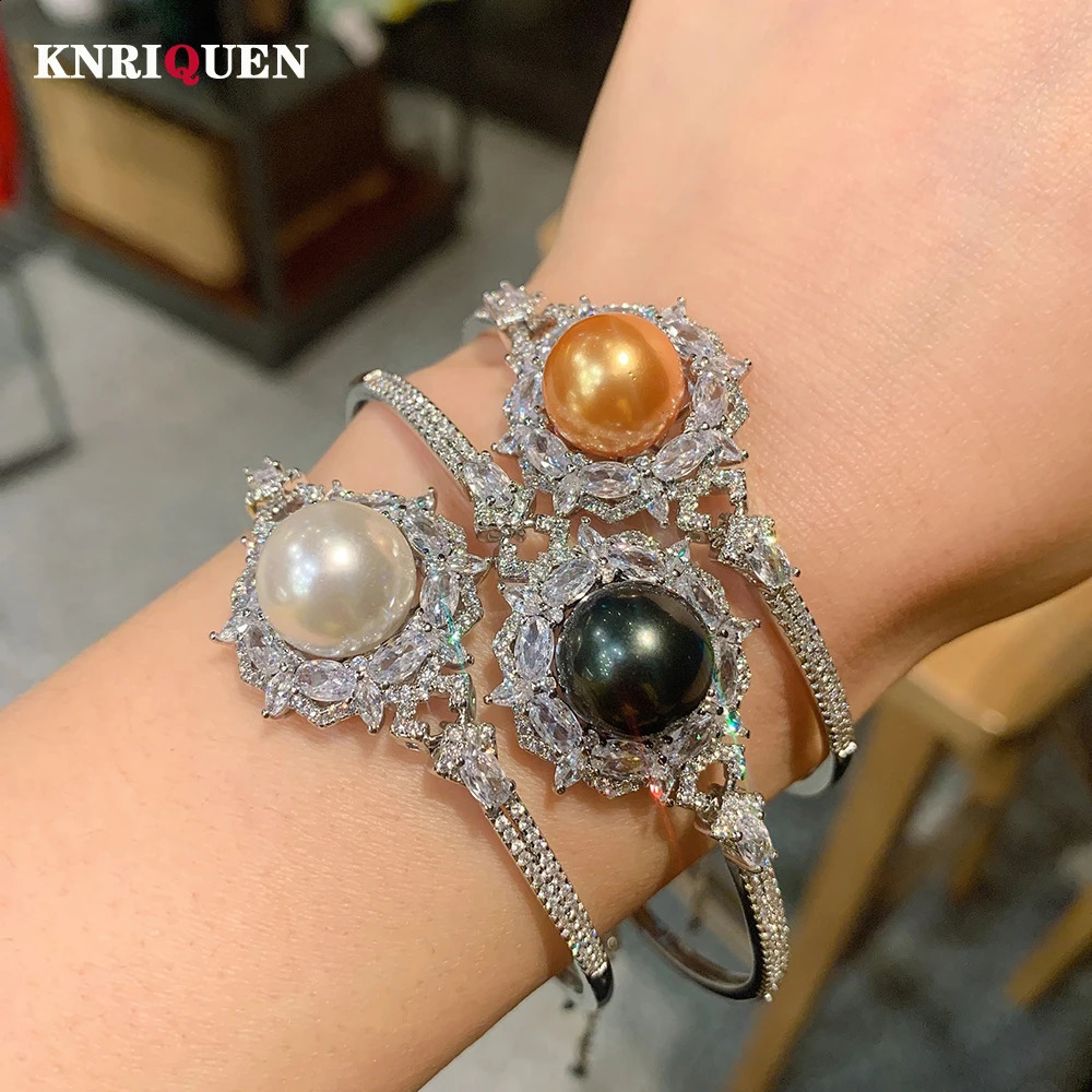 Bracelet de mariage Charme féminine High Carbon Diamond White Gol
