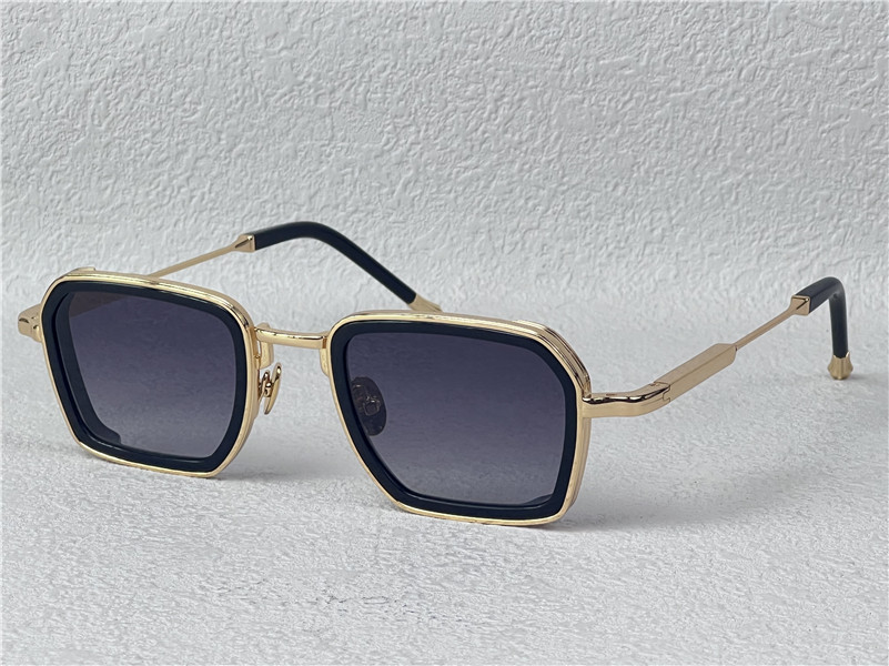 Nouveau design de mode lunettes de soleil de forme carrée masculine CILLIAN monture en métal et acétate style généreux et élégant lunettes de pro
