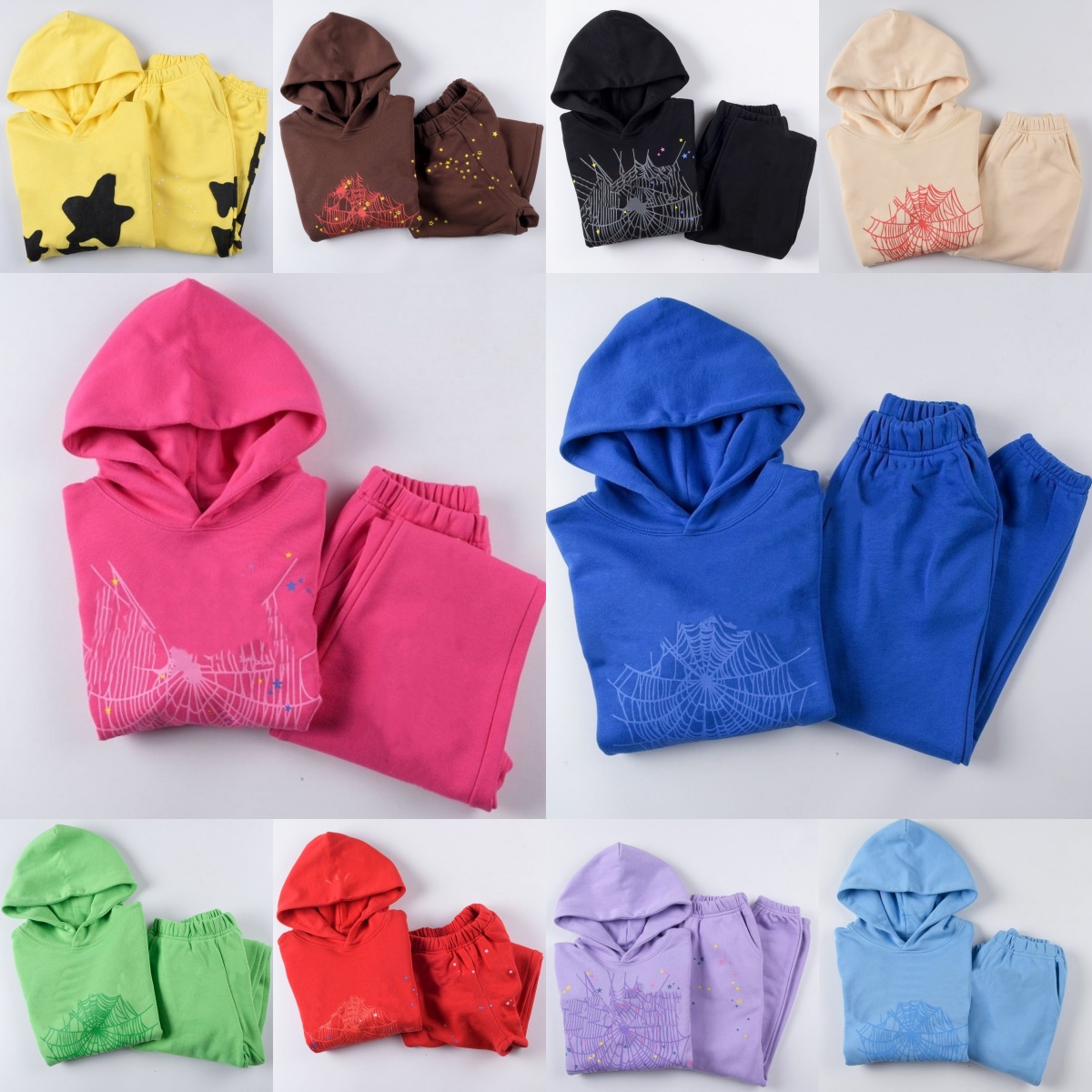 Kids Clothes Sets Boys Tracksuits Designer Hoodies Pants Star Foam Print Hooded Sweatshirt Toddler Girls Pullover Children Youth Luxury Brand Hip-image-1018711083