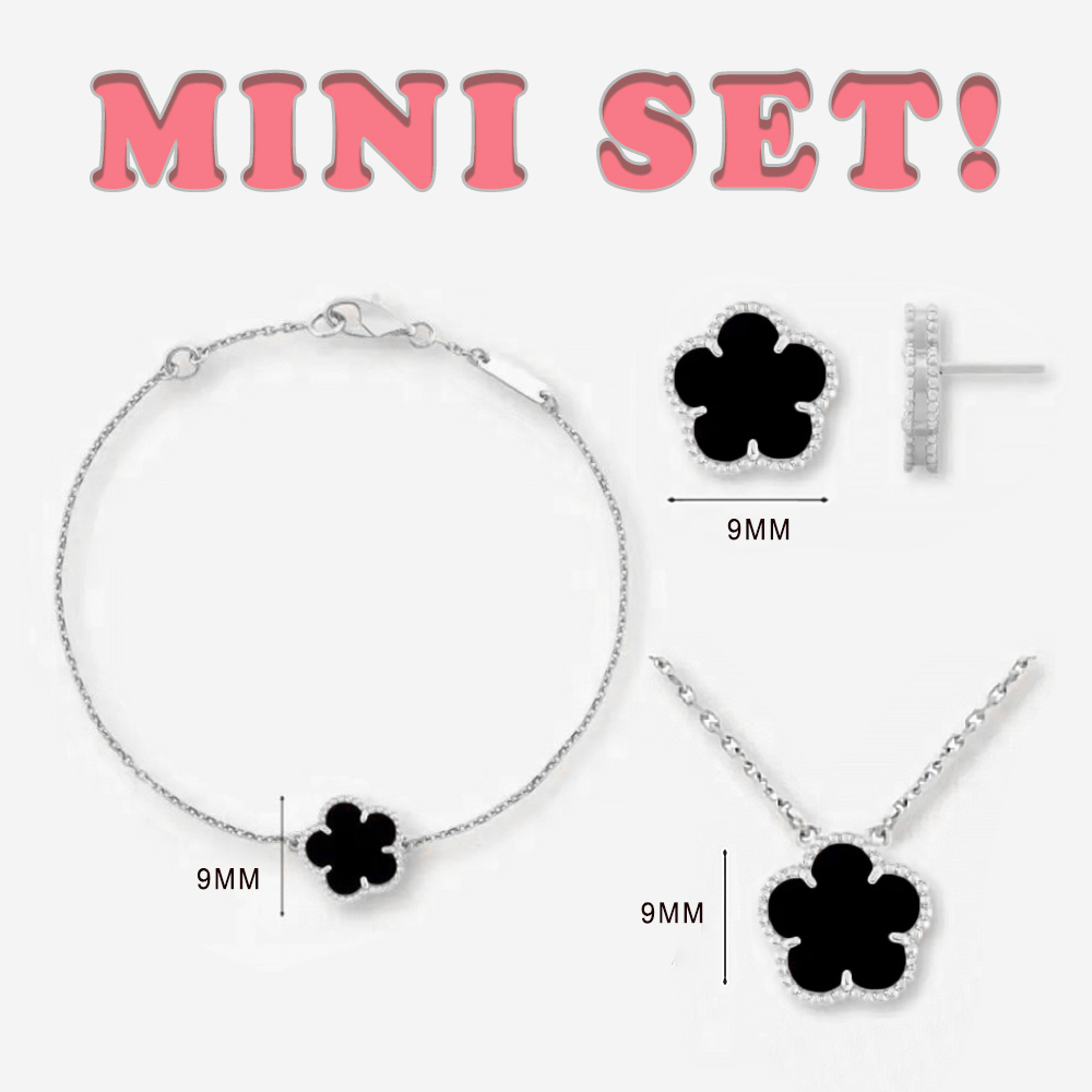 bracelet designer clover necklace ring jewelry rings woman necklace set designer stainless steel jewelry set earrings charm necklace designer ear-image-1018714271