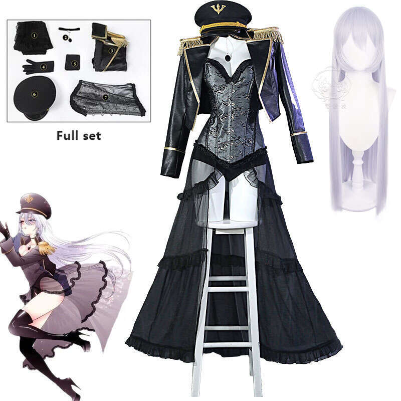 My Up Darg Kitagawa Marin Dress Kuroe Shizuku Anime Cosplay Costume Sexy Bodysuit Jacket Skirt With Hat