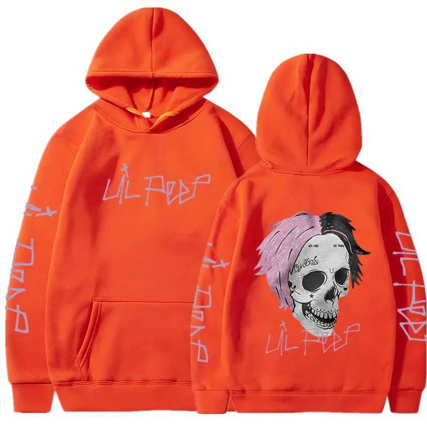 Hoodies Mens Sweatshirts Rap singer Lil Pp Cry baby hoodie mens fashion retro sportswear hip-hop oversized gothic Harajuku Pulleys strtwear T240911