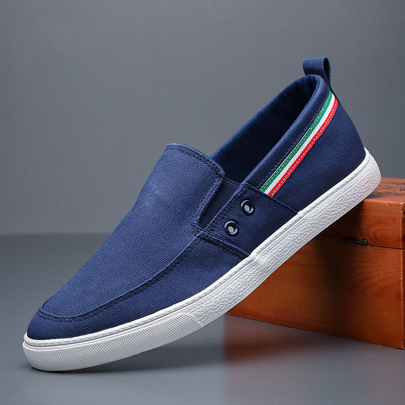 21248 Casual Mens Canvas for Flats Brand Fashion Men's Driving Shoes Men Sneakers