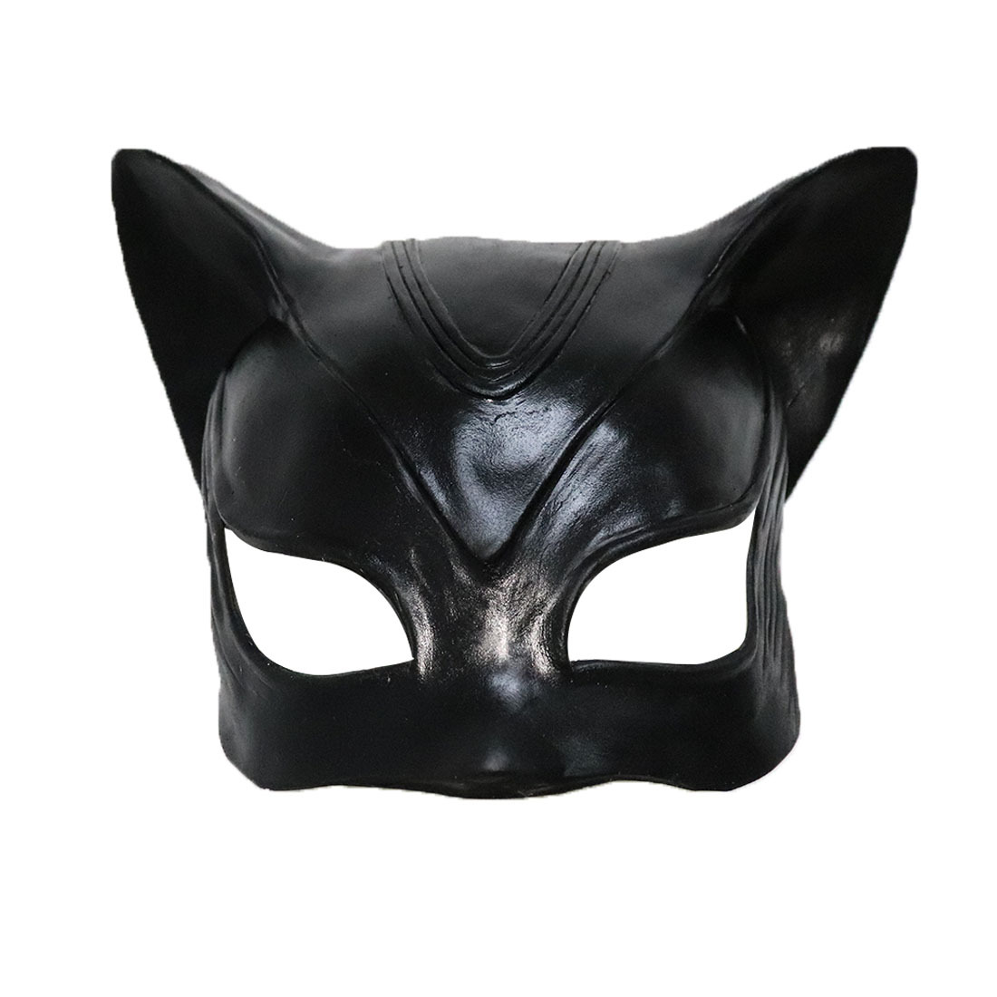 Halloween Party Mask Half Face Mask Woman Sexy Catwoman Cosplay Costumes Accessories Props Latex Mask Headwear Fit Mask