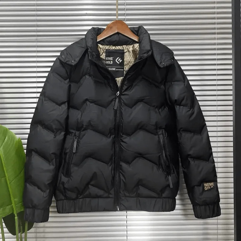 UETEEY Winter White Duck Down Jacket Mens Thick Warm High Quality Bomber Fashion Inflatable Jacket Casual Solid Waterproof Mens Jacket 240913