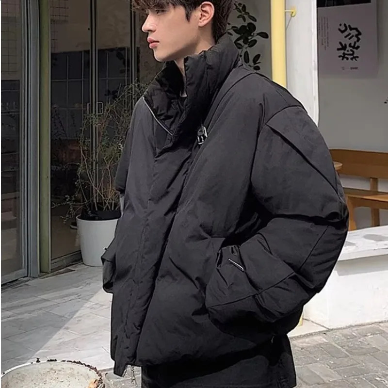 Winter windproof Parkas jacket mens warm Parkas mens windproof thick multi pocket down jacket high-quality A111 240913