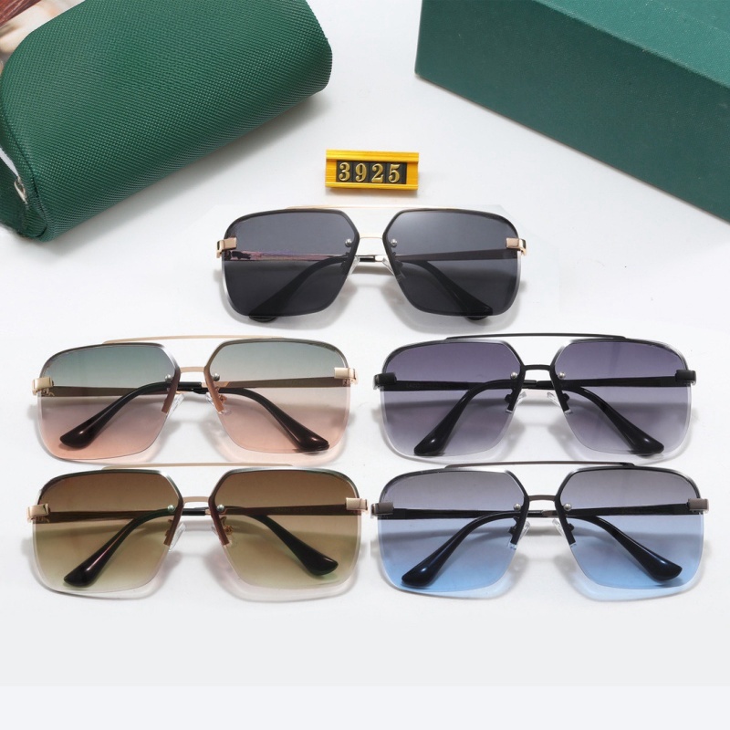 Luxury sunglasses for women classic designer shoes frameless light square glasses for men fashion sunglasses for couples outing Uv protective gla