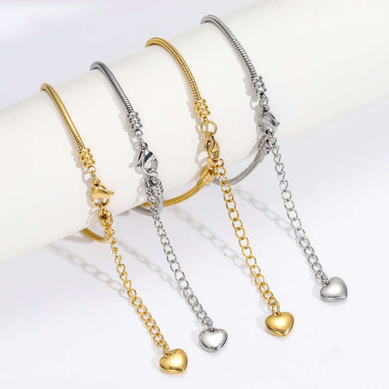 Luxury Designer jewelry Stainless steel 18K gold soft snake bone chain retro jewelry bracelet summer women's high-end feeling simple love women