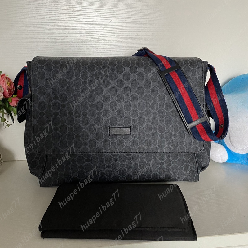 Fashion Messenger Bag Dames Heren Crossbody Schoudertas Grote Capaciteit Luiertas Met Zijvakken Voor Waterflessen