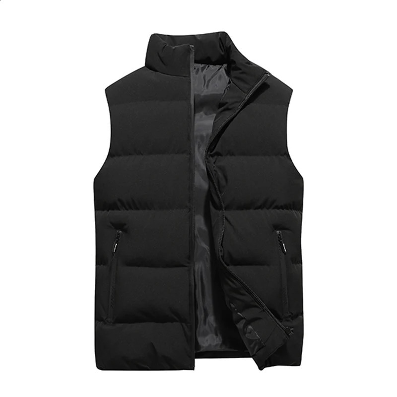 Plus Size 8XL autumn and winter mens vest jacket mens casual windproof warm vest jacket mens fashionable casual vest mens 240912