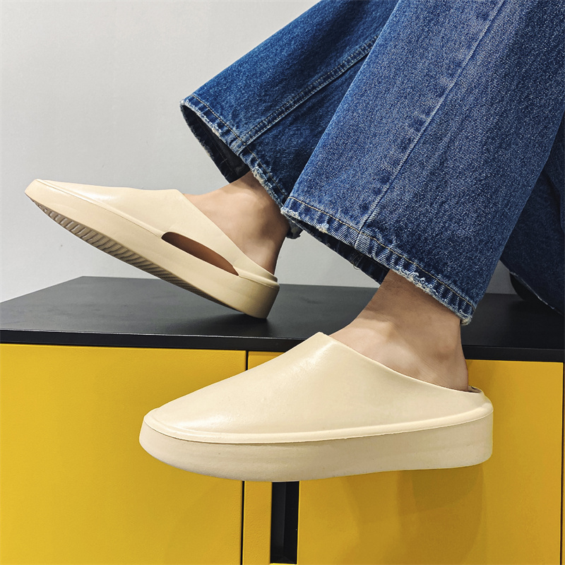 2022 New Summer Beach Ourdoor Slides Men Slipers Platform Mules Shoes Woman Flats Men Fashion Slippers Indoor Household