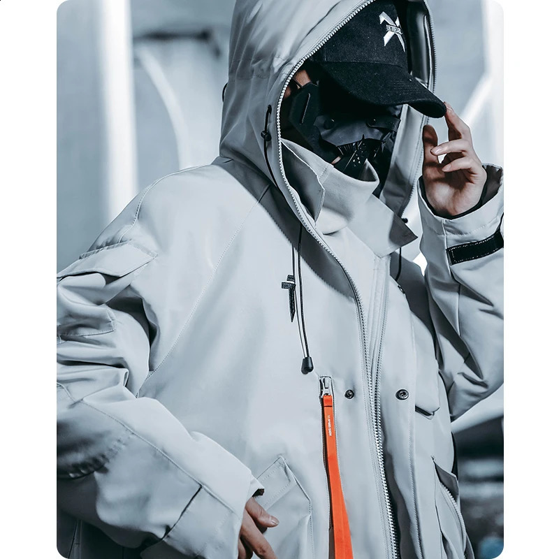 Unisex Male Winter Coat Padding Puffer Jacket Heavyweight MenS Clothes Varsity Jackets Harajuku Hiphop Streetwear High Street 240913