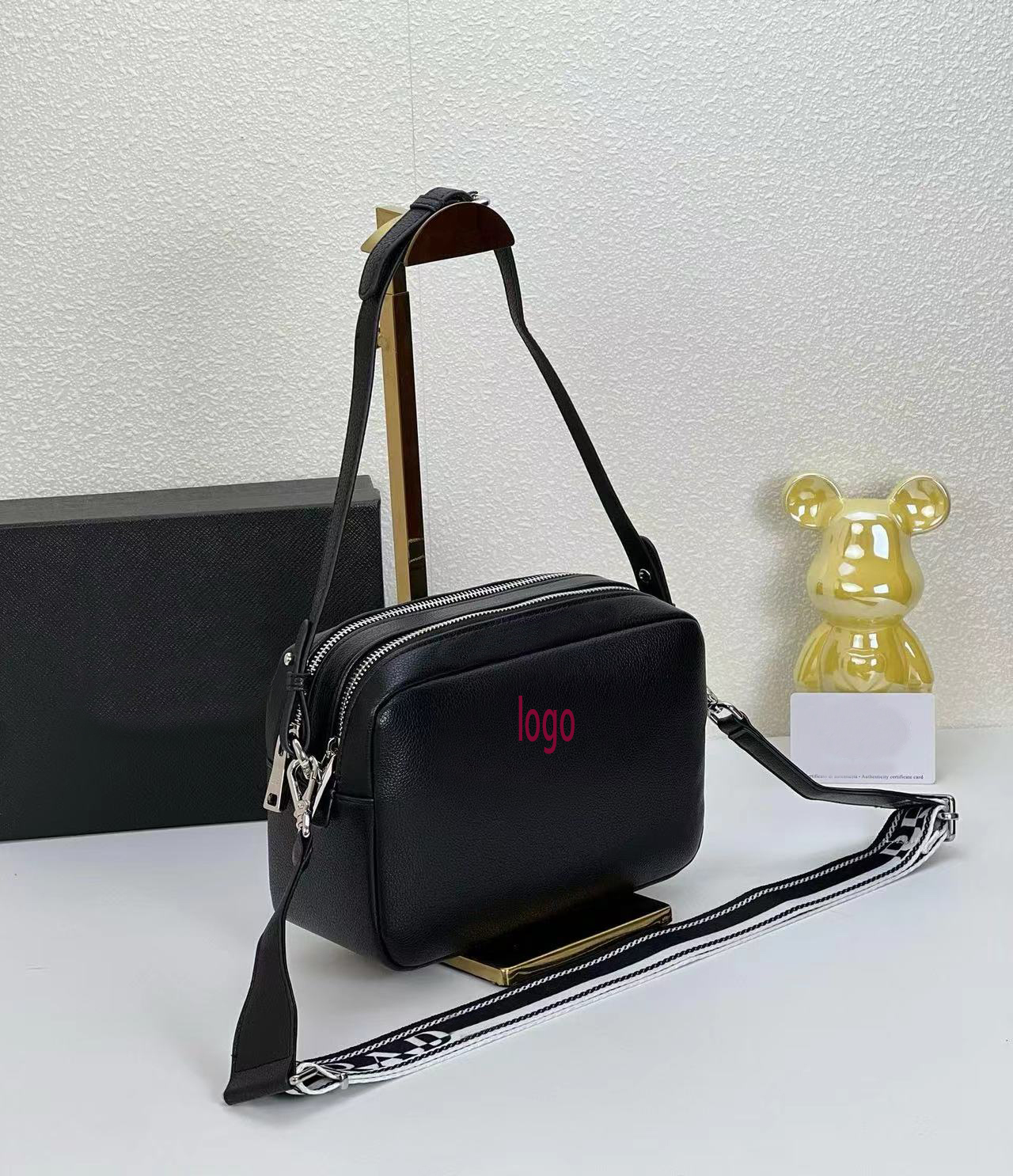 Crossbody Bag Men's and Women's Designer Bag Camera Bag Tote Shoulder Bag Mirror Quality Oblique Stylish Underarm Bag 2 Straps Leather-image-995656419