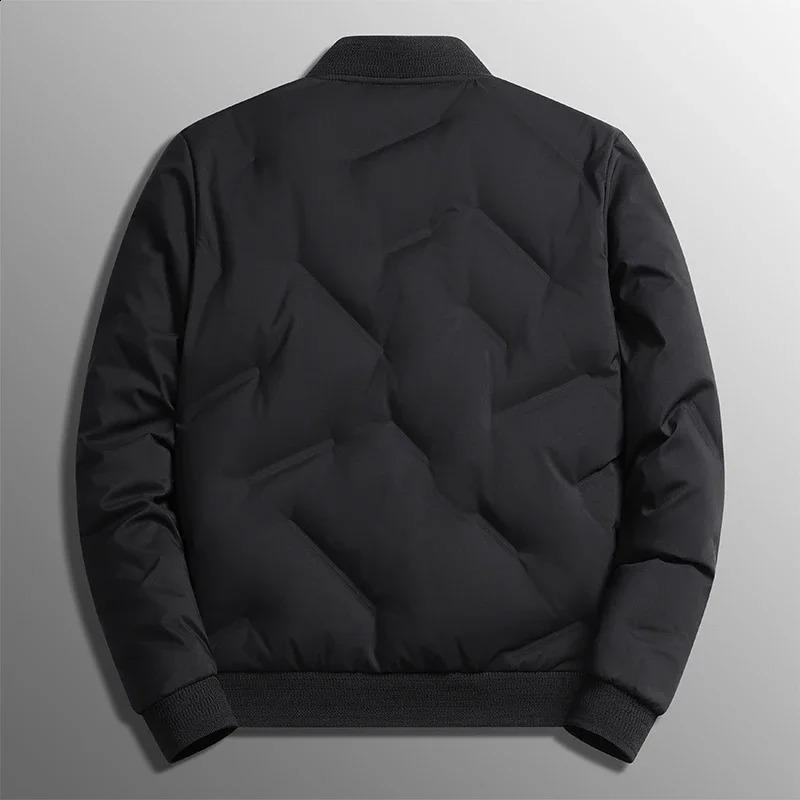 Down jacket mens ultra light down jacket grey duck down jacket warm casual baseball collar jacket mens jacket 240913