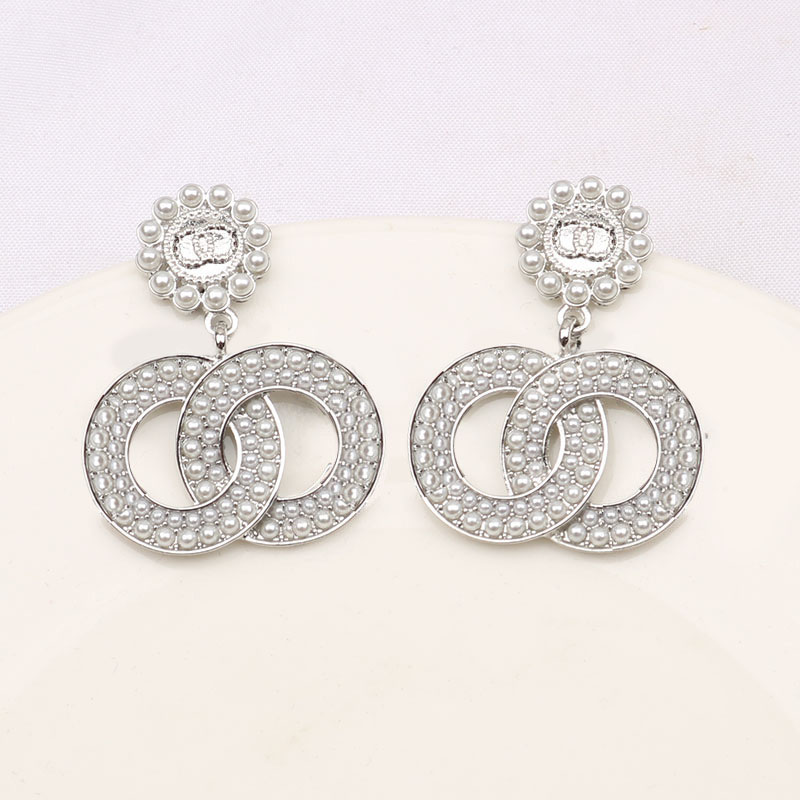 Lots de boucles d'oreilles créatrices 18k Gold Gald Stud oreilles