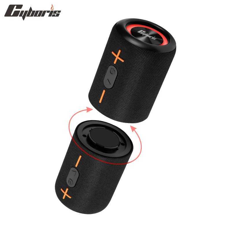 Portable Speakers Cyboris S10 Removable Bluetooth Speaker 3D Stereo Bass Portable Speaker IPX6 Waterproof Suitable TWS Suspension Box Color Light-image-1019472956